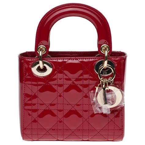 red dior mini bag|dior mini backpack women's.